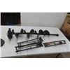 Image 1 : Ice Fishing Auger 6" Bit With 3 Ice Fishing Jigs