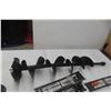 Image 4 : Ice Fishing Auger 6" Bit With 3 Ice Fishing Jigs