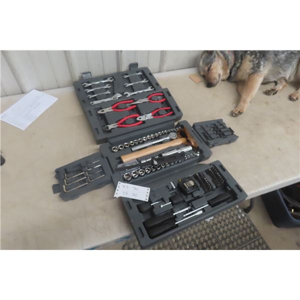 Sockets, Wrench, Screwdrivers, Allen Wrench Tool Set