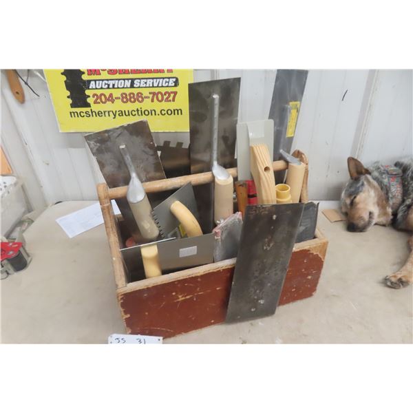 Good Tool Box With Scrapers and Turbo Sander