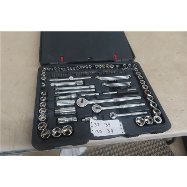 New Large Mastercraft Socket Set 1/4", 3/8", 1/2"