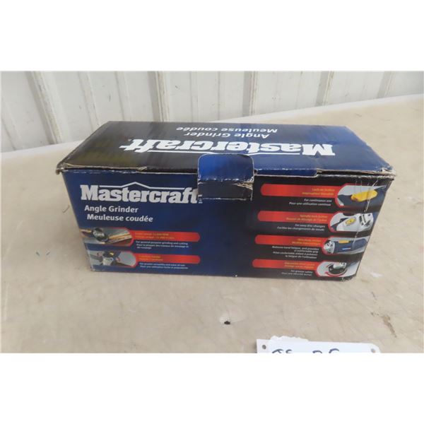 New Mastercraft Angle Grinder
