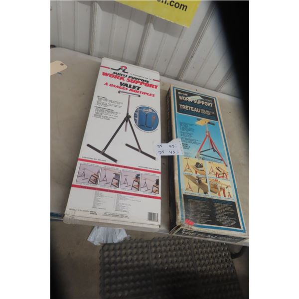 2 New Work Supports/Roller Stands