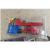 Image 6 : Metal Tool Box Pipe Cutter Tin Snips Pipe Wrench Plus