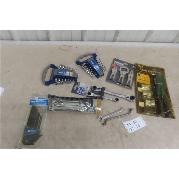 Rivet Vice Grip Wrench Allen Wrench All New