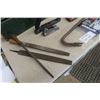 Image 6 : Wood Tool Box Wrecking Bar Hack Saw Saw Gauge Files Hatchet