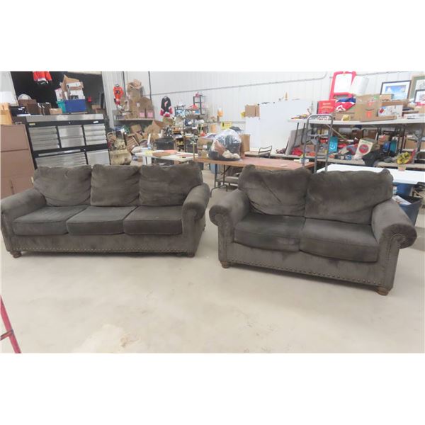 Couch 96" And Matching Love Seat 78"