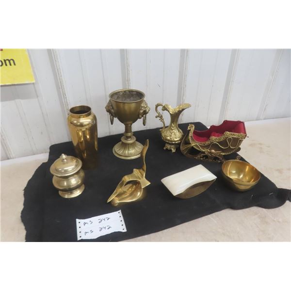 Brass Decorative Items with Ornamental Designs