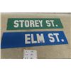 Image 3 : 3 Street Signs Wpg Storey Elm Jefferson Largest 6" X 30"
