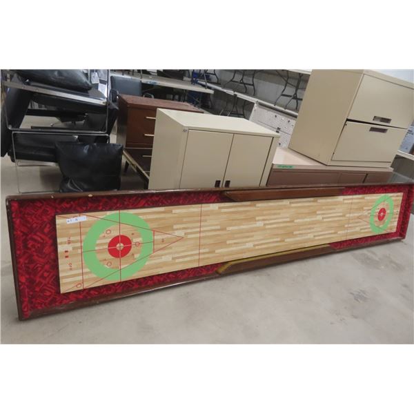 Shuffle Board Or Bank Board Playing Surface 10' Long With Legs