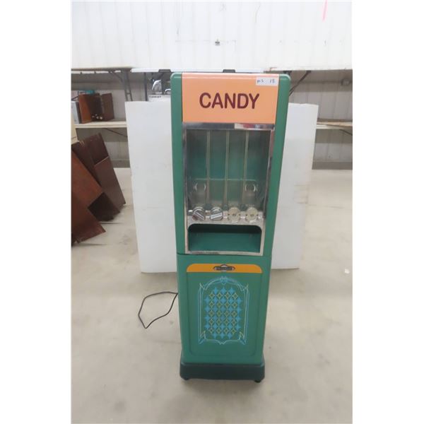 Sensio Throwback Free Standing Vintage Style Candy Dispenser 3 1/2 lb 54" X 15" X 15"