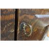 Image 10 : Wardrobe 2 Door With Bottom Drawer 83" X 43" X 17 1/2" Tiger Fumed Oak - Very Nice!