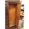Image 11 : Wardrobe 2 Door With Bottom Drawer 83" X 43" X 17 1/2" Tiger Fumed Oak - Very Nice!