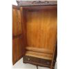 Image 12 : Wardrobe 2 Door With Bottom Drawer 83" X 43" X 17 1/2" Tiger Fumed Oak - Very Nice!