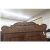 Image 2 : Wardrobe 2 Door With Bottom Drawer 83" X 43" X 17 1/2" Tiger Fumed Oak - Very Nice!