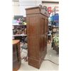 Image 6 : Wardrobe 2 Door With Bottom Drawer 83" X 43" X 17 1/2" Tiger Fumed Oak - Very Nice!