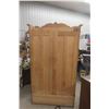 Image 9 : Wardrobe 2 Door With Bottom Drawer 83" X 43" X 17 1/2" Tiger Fumed Oak - Very Nice!