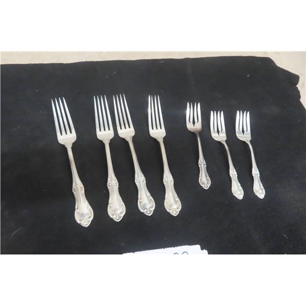 7 International Sterling Forks