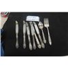 Image 1 : 8 Flatware Plated And Sterling