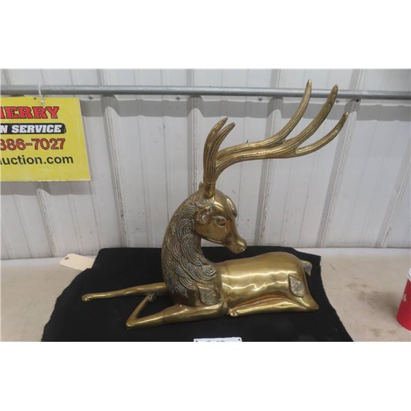 Brass Elk (Tim's Cup for Scale) 24" x 21"