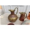 Image 3 : Copper And Brass Pitcher And Pan