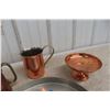 Image 4 : Copper And Brass Pitcher And Pan