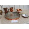 Image 6 : Copper And Brass Pitcher And Pan