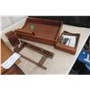 Image 3 : Wood Tray Office Organizer With High End Pens