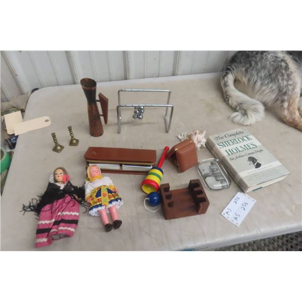 Playing Card Doll Steel Office Bordon Bell Game And Sherlock Holmes Book Puzzle Chess