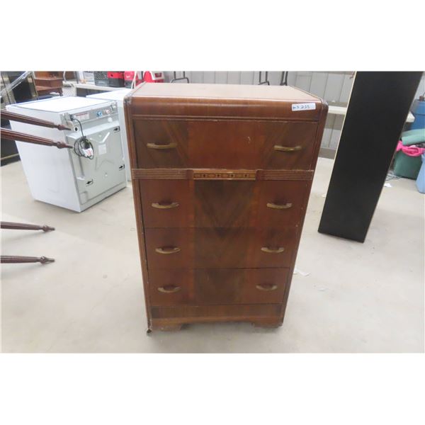 Antique 4 Drawer Dresser 49" X 30" X 17 1/2"