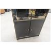 Image 4 : MCM Black Lacquer Cabinet With Glass And Gold Trim 72" X 30" X 15"