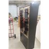 Image 5 : MCM Black Lacquer Cabinet With Glass And Gold Trim 72" X 30" X 15"