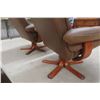 Image 9 : 2 Matching Leather/Leather Style Swivel Chairs