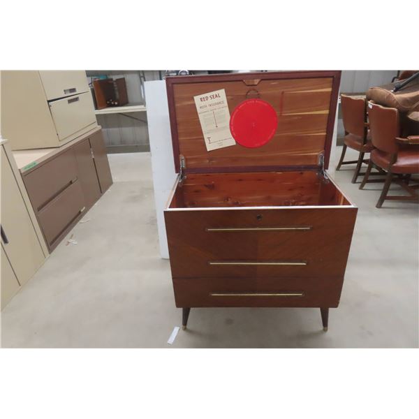 The Honderich Red Seal Modern Chest With Bottom Drawer 30" X 31" X 18 1/2"