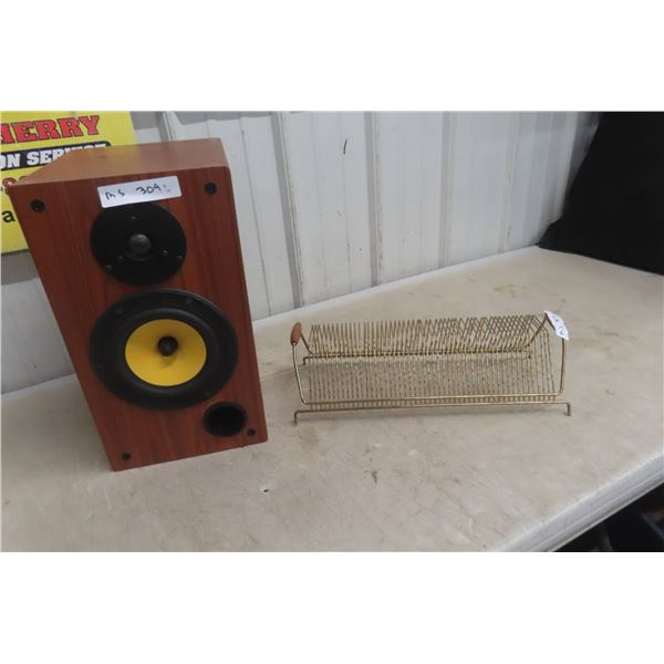 Compact Speaker; Aluminium Dome Tweeter; Vinyl Record Stand