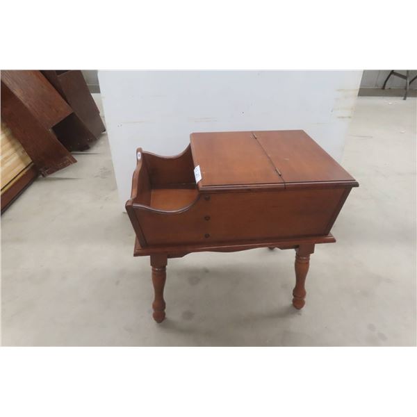 Maple End Table 24" X 26" X 17"