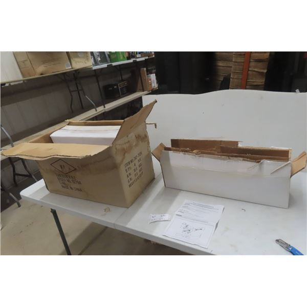 Four 767-712H Commercial Light Fixtures with Instructions