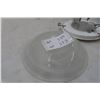 Image 5 : Six Ceiling Light Fixtures with Frosted Glass Shades