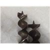 Image 3 : 2 Large Wood Drill Bits for Lumber Framing 1 1/4" and 2" New Old Stock – Very Old