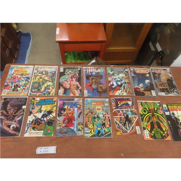 14 Comics: All Star Squadron, Speed Racer, Flash Gordon, Superman
