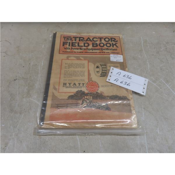 The Tractor Field Book 1929