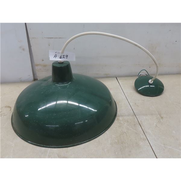 Enamel Light Fixture 16" Diameter