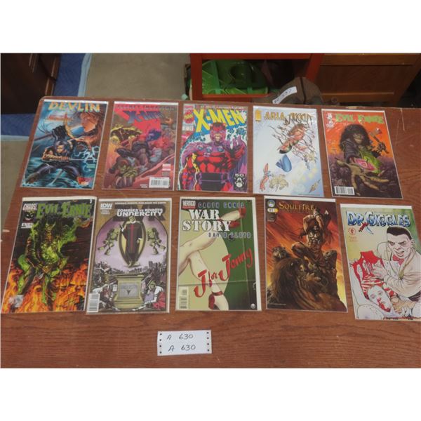 10 Comics All #1 First Editions: Dr. Giggles, X-Men, Evil Ernie, War Story