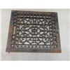 Image 2 : 2 Antique Cast Grates 11 1/2" x 13 1/2" and 13 3/4" x 11 1/2"