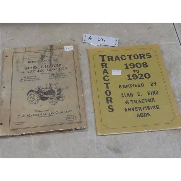 Massey-Harris 44 & 44K Tractors 1908–1920 Manuals