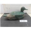 Image 1 : Weathered Wood Duck Decoy 6 1/2" x 16" x 5 1/2"