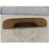 Image 10 : 8 Vintage Wood Ball And Claw Furniture Legs 6" High And 8 Oak Drawer Pulls New Old Stock
