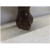 Image 3 : 8 Vintage Wood Ball And Claw Furniture Legs 6" High And 8 Oak Drawer Pulls New Old Stock
