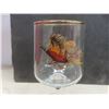 Image 8 : 35 Vintage MCM Glasses Featuring Colorful Pheasant Design And Gold Rim