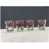 Image 6 : 18 Vintage MCM Glasses By Hazel Atlas Featuring Ring Neck Pheasant In Flight And More